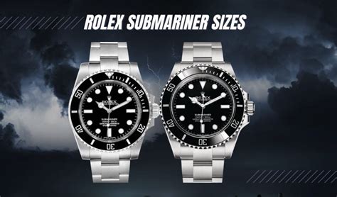 different size of rolex|rolex submariner size chart.